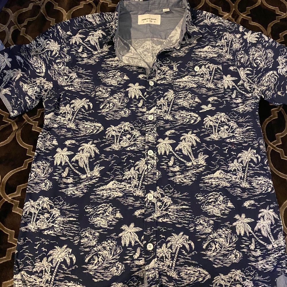 Paper denim&cloth shirt